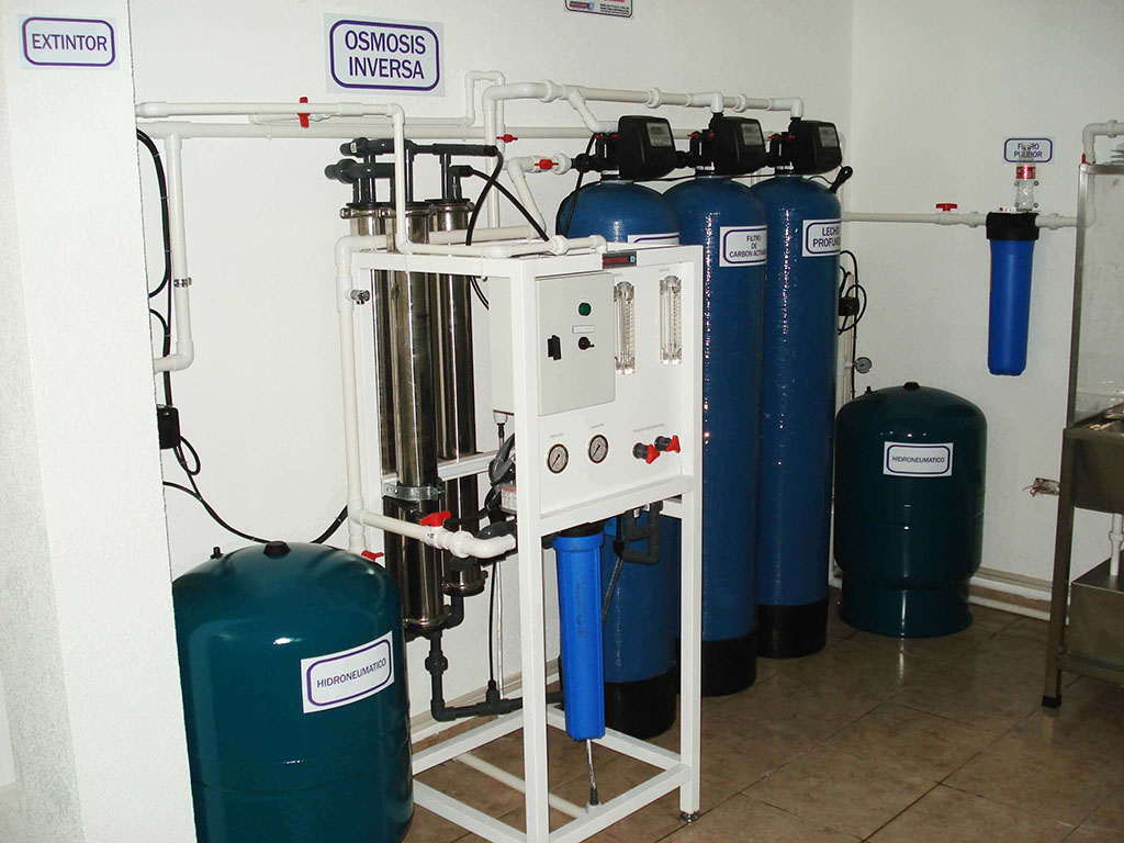 Planta de Osmosis Inversa Automática – AGUA CORP. Sistemas de tratamiento  de agua